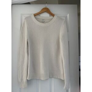 J. Crew Y2K Knitted Chunky Crewneck Sweater Clean girl Coastalcore